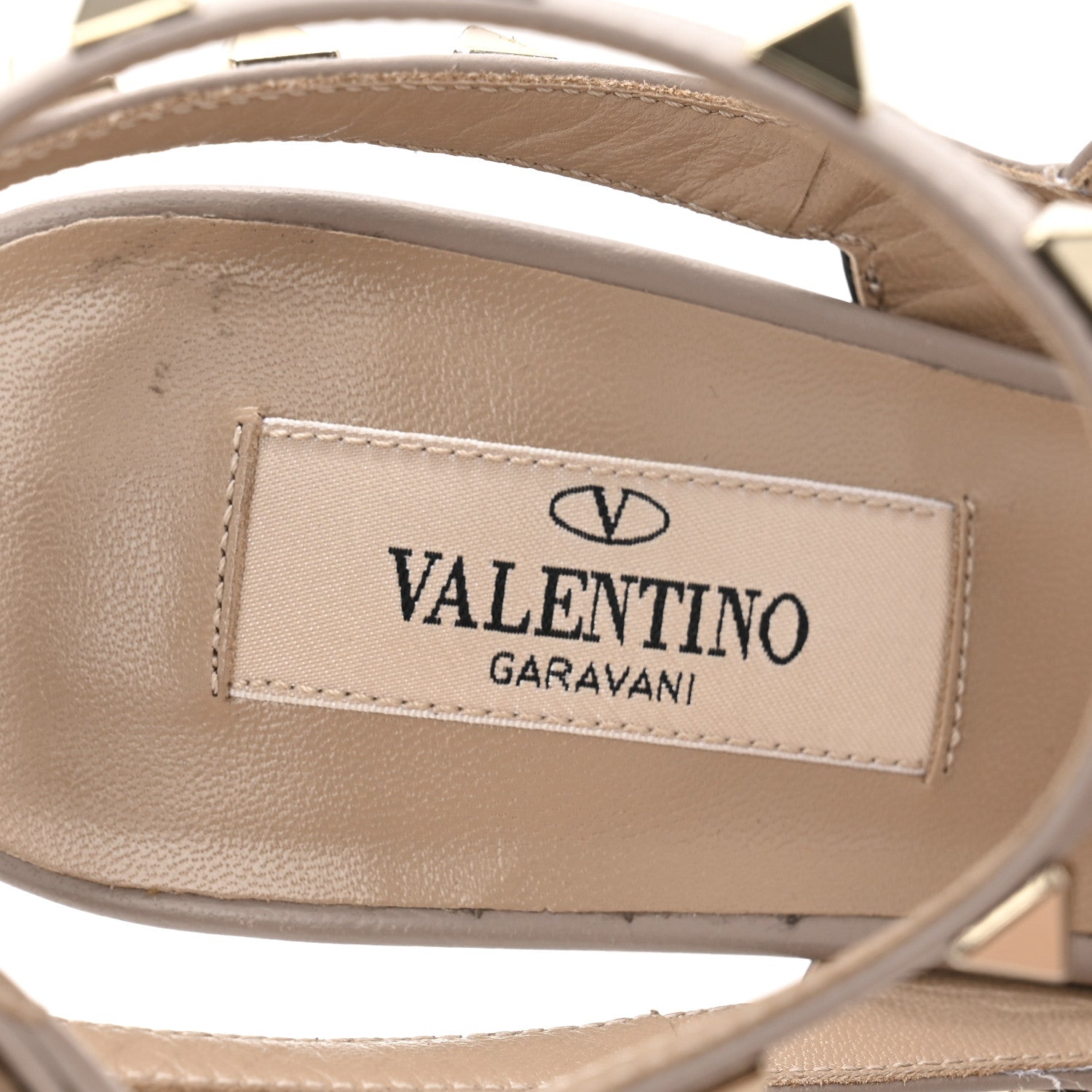 Valentino Garavani Patent Nappa Rockstud Ankle Strap 100mm Pumps 37.5 Black Poudre 8 of 11