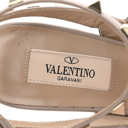 Valentino Garavani Patent Nappa Rockstud Ankle Strap 100mm Pumps 37.5 Black Poudre 8 of 11