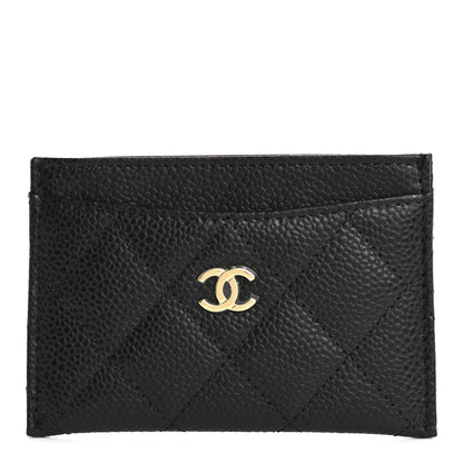 Chanel Caviar Quilted Card Holder Black 1 of 9
