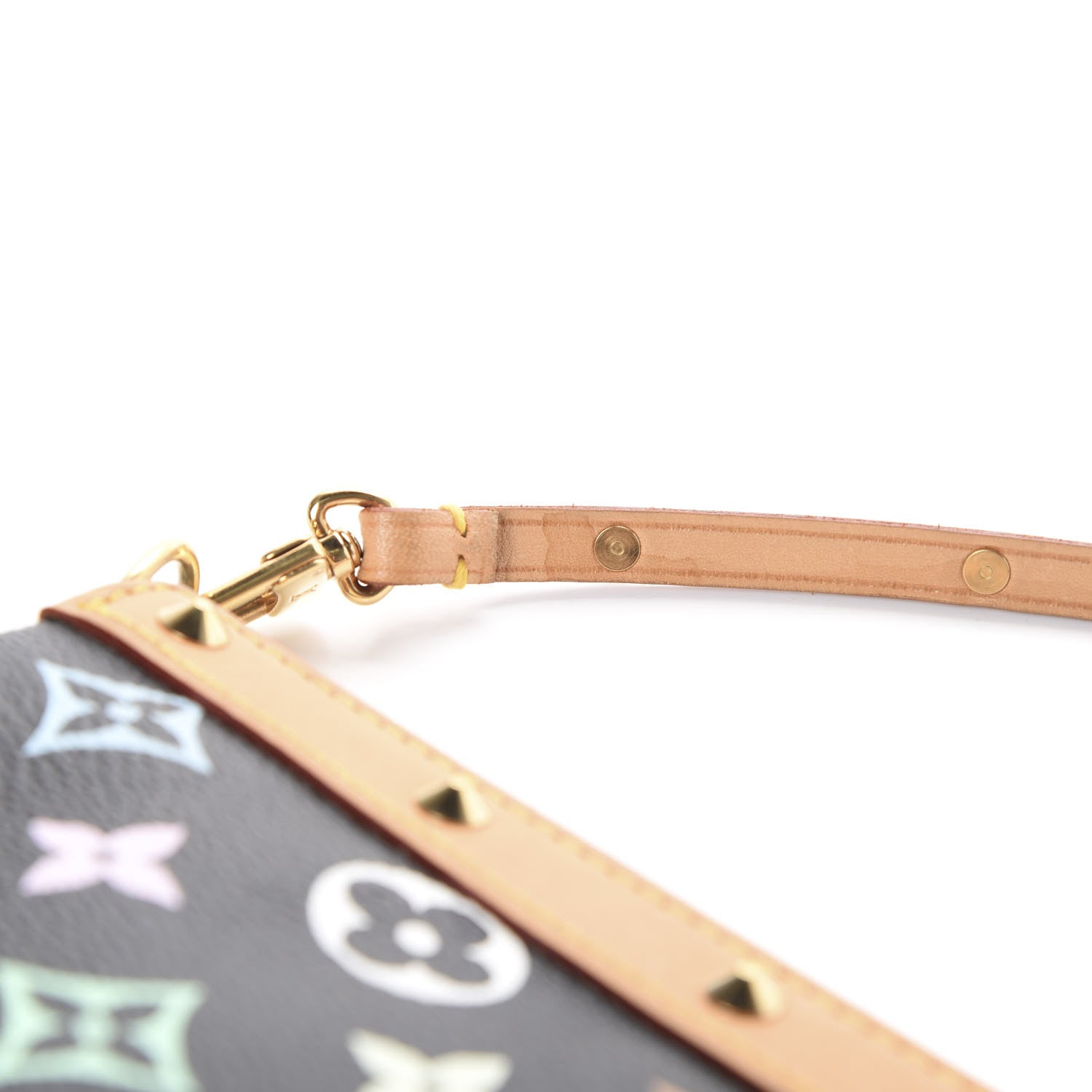 Louis Vuitton Monogram Multicolor Pochette Accessories Black 10 of 11