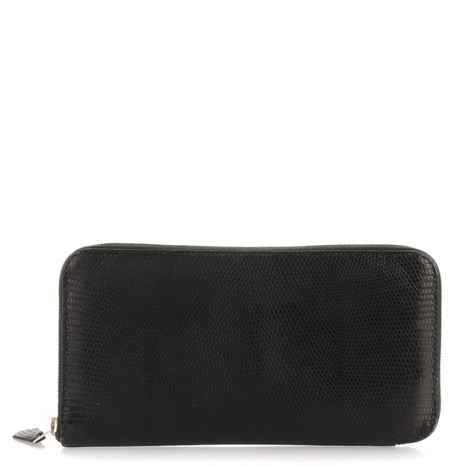 Hermes Lizard Azap Wallet Black 1 of 8