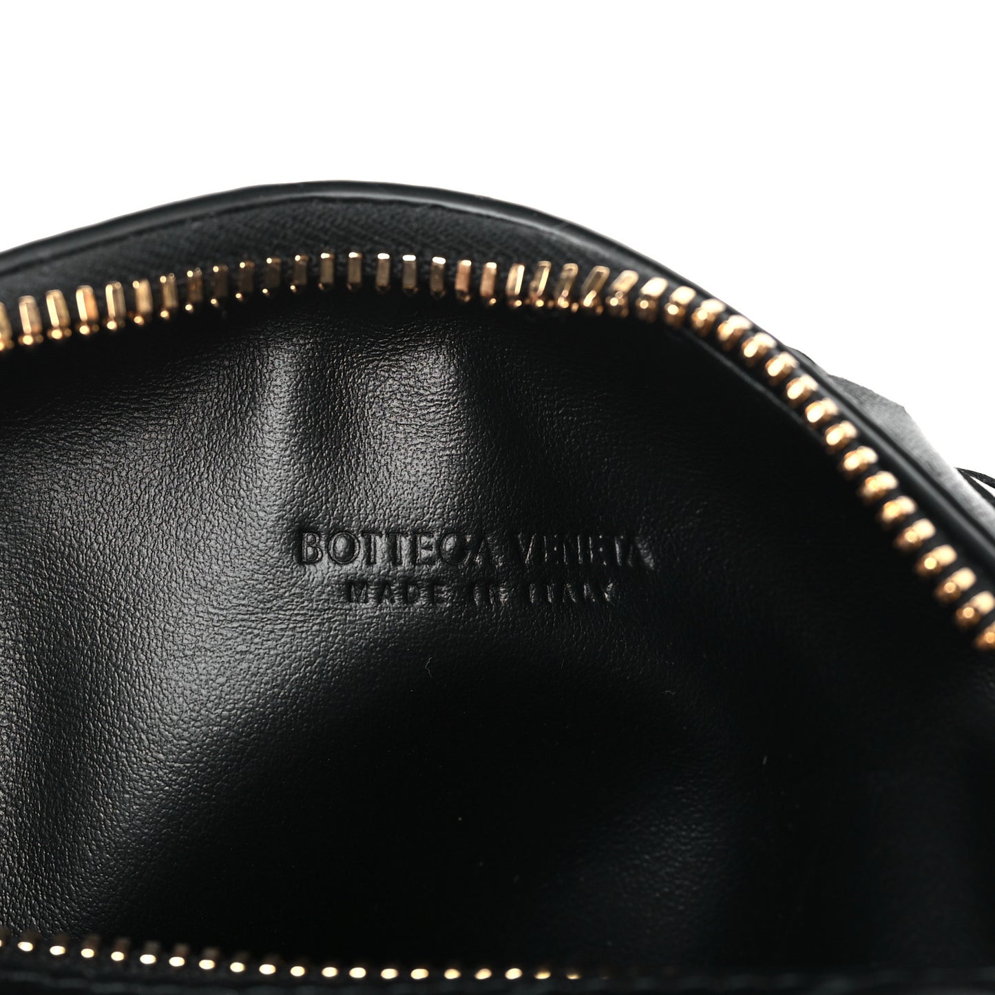 Calfskin Nappa Intrecciato Candy Wallace Black