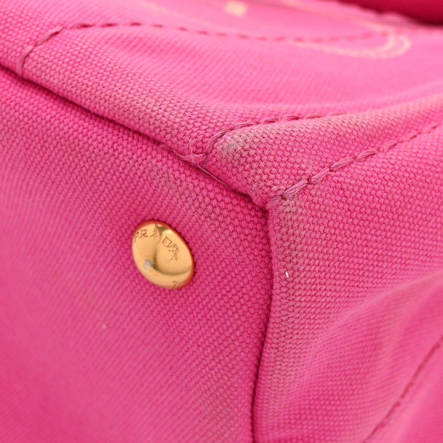 Prada Canapa Small Logo Tote Fuxia 13 of 15