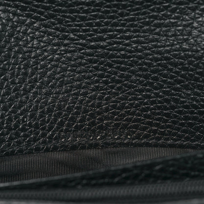 Gucci Pebbled Calfskin Large Soho Continental Wallet Black 7 of 10