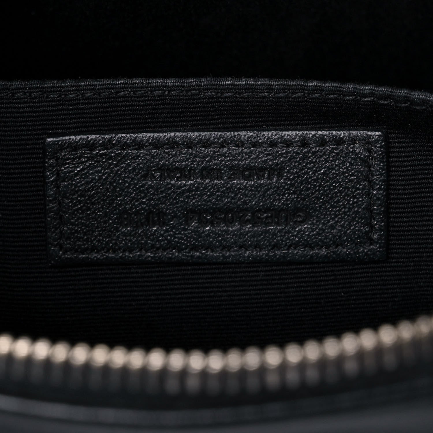 Saint Laurent Calfskin Matelasse Monogram Lou Camera Bag Black 7 of 14