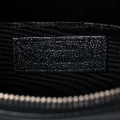 Saint Laurent Calfskin Matelasse Monogram Lou Camera Bag Black 7 of 14
