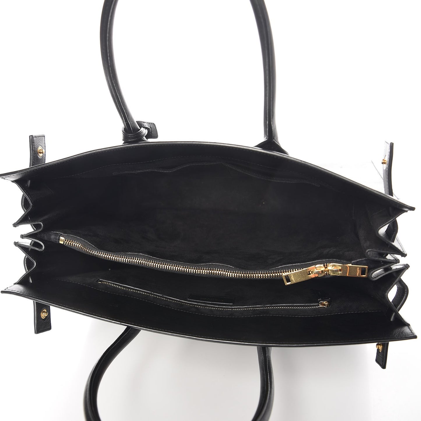 Calfskin Large Sac De Jour Carryall Black