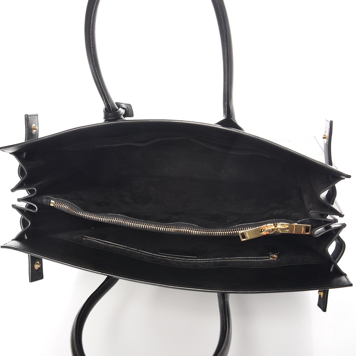 Saint Laurent Calfskin Large Sac De Jour Carryall Black 5 of 10