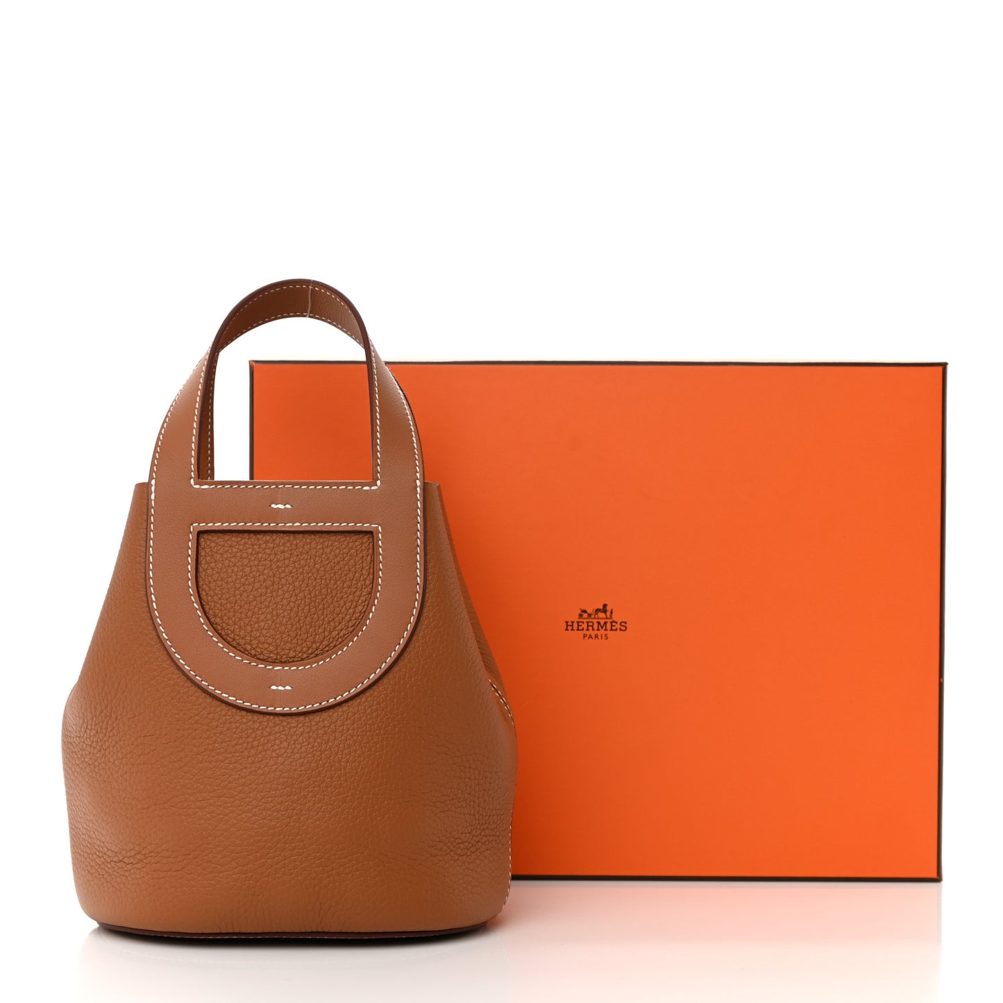 Taurillon Clemence Swift In-The-Loop 18 Bag Gold