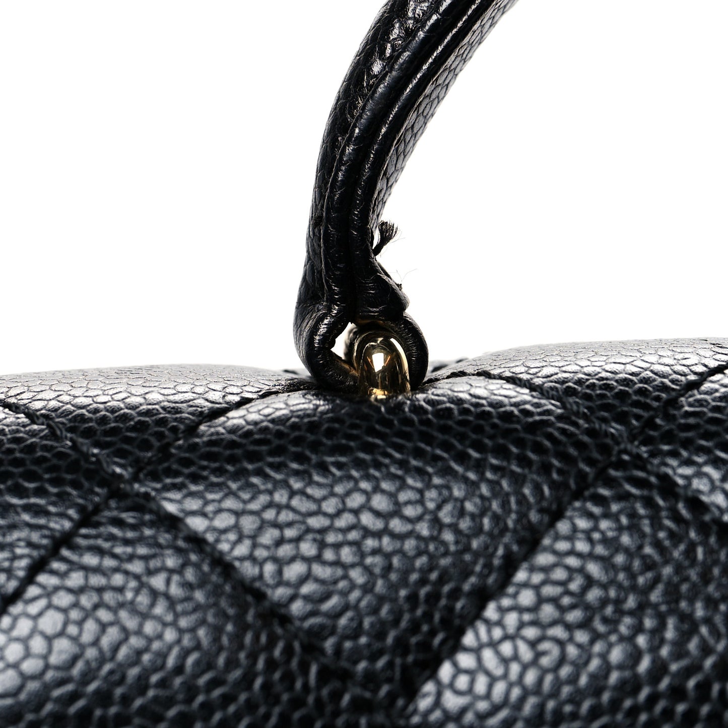 Caviar Quilted Jumbo Kelly Flap Black