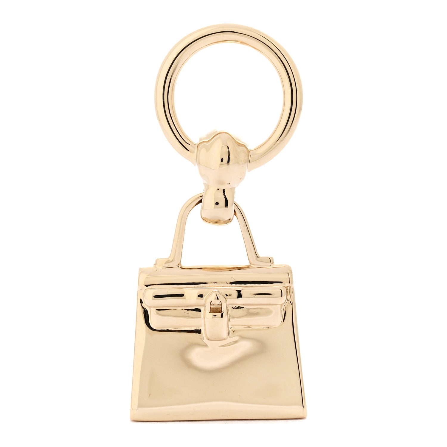 Hermes Permabrass Mini Kelly Twilly Ring 1 of 4