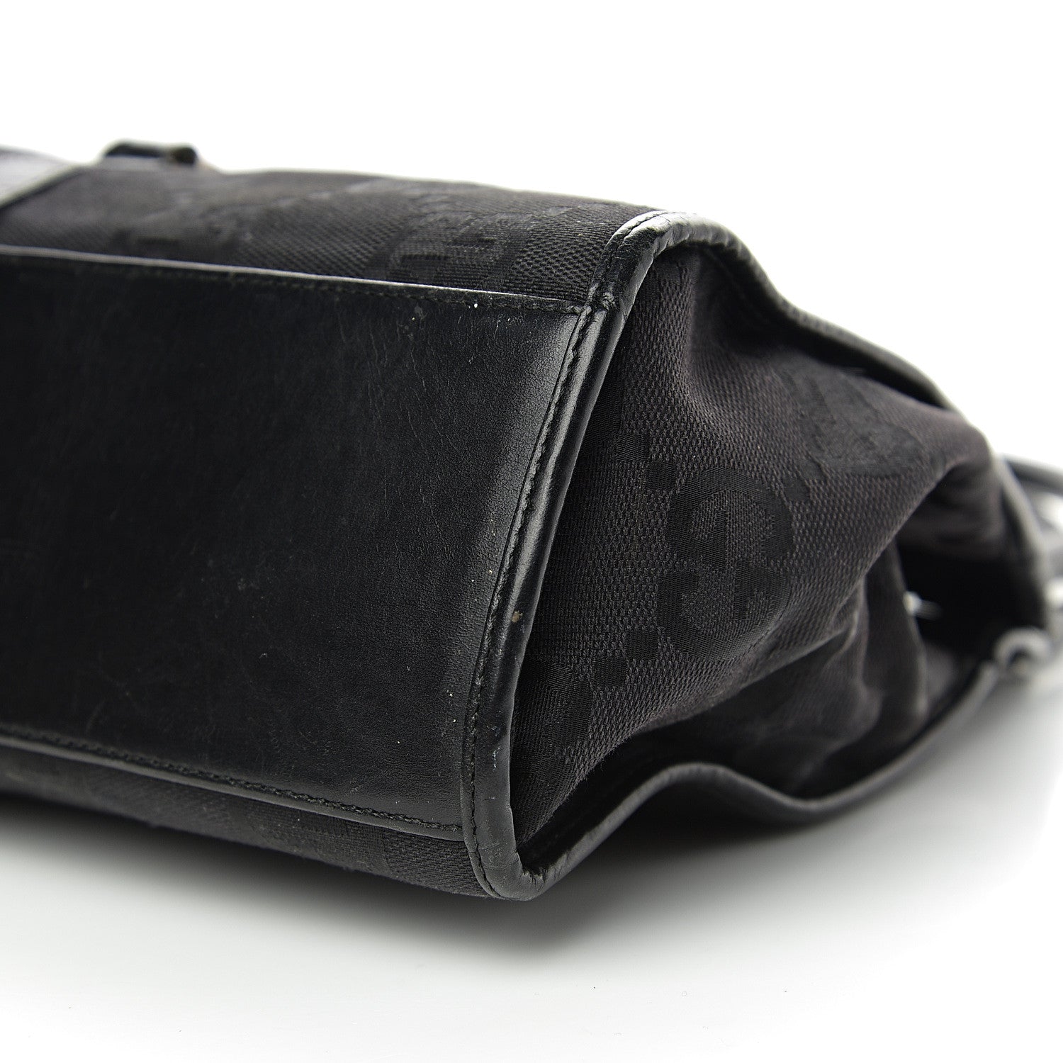 Gucci Monogram Small Bardot Black 12 of 13
