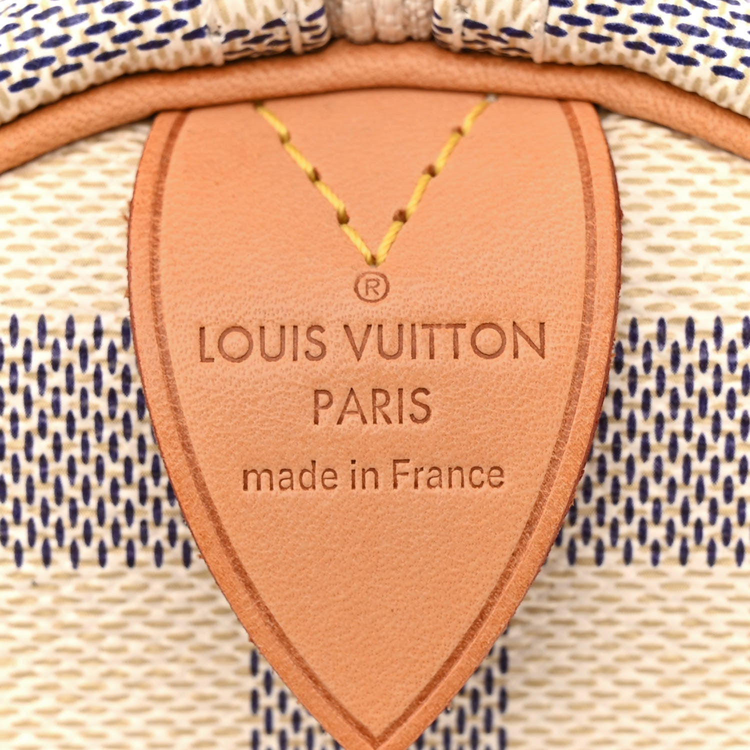 Louis Vuitton Damier Azur Speedy 35 6 of 10