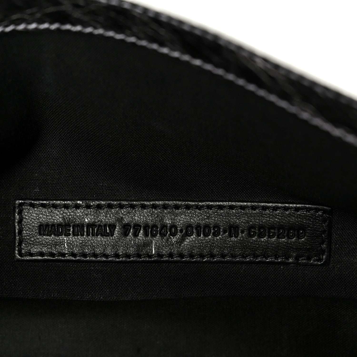 Balenciaga Metallic Agneau Arena Small Le Cagole Sling Bag Silver 7 of 10