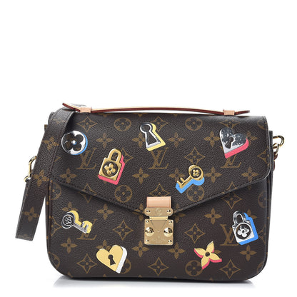 Louis Vuitton Monogram Love Lock Pochette Metis 1 of 9