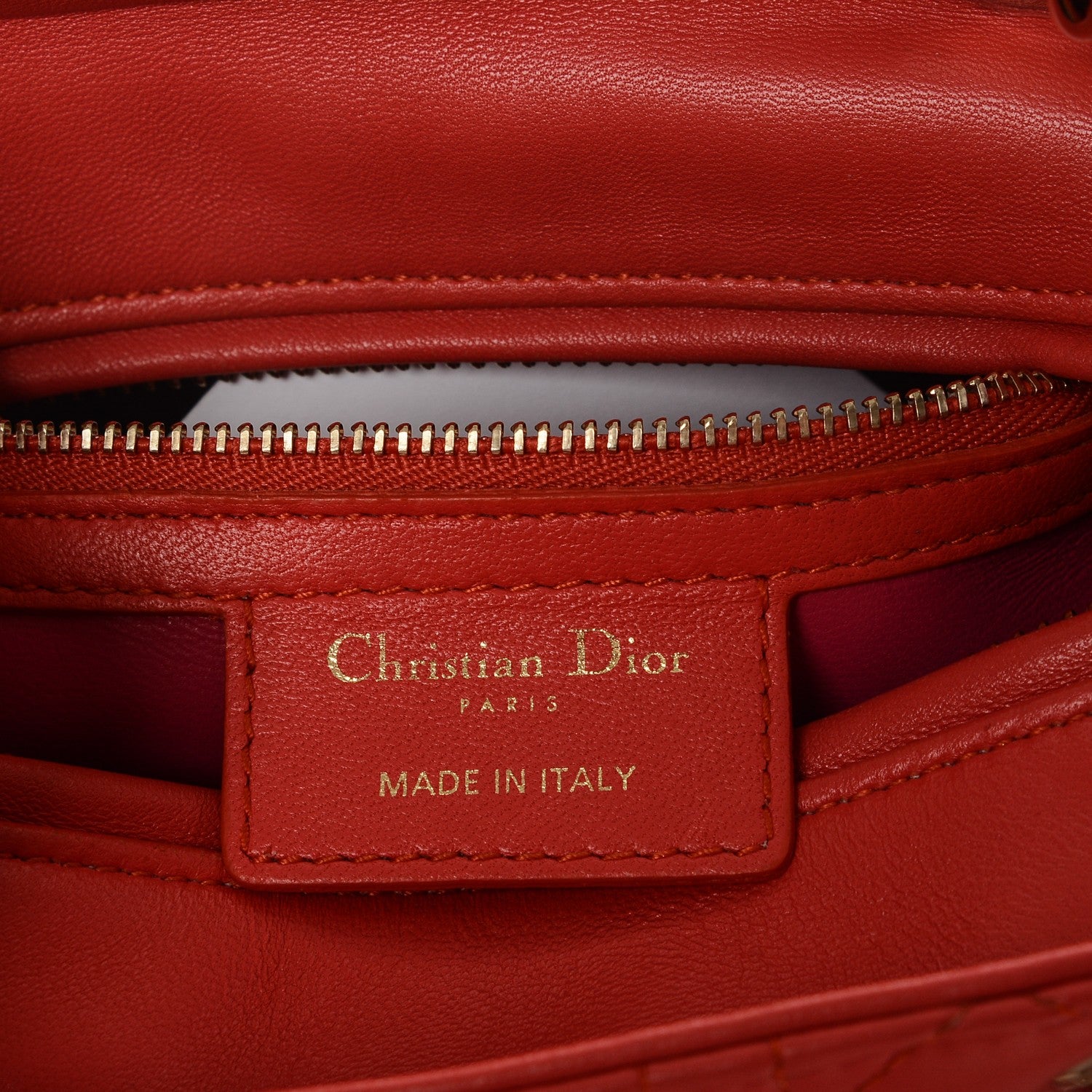 Christian Dior Lambskin Cannage Medium Tri-Color Lady Dior Pink 6 of 7