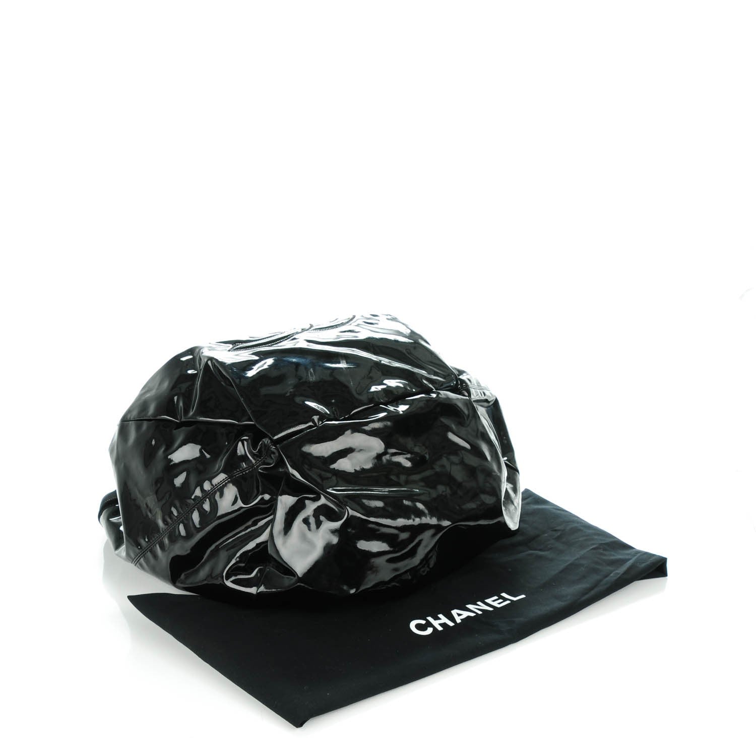 Chanel Vinyl Large Stretch Spirit Cabas Black 4 of 8