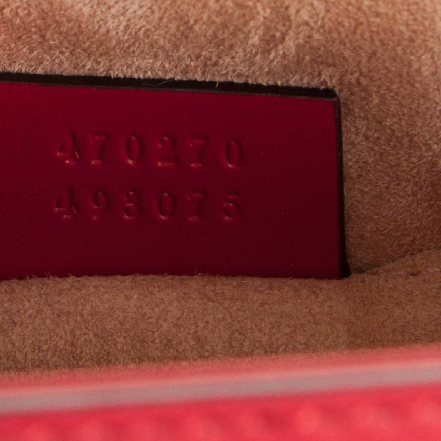 Gucci Calfskin Mini Sylvie Top Handle Bag Hibiscus Red 7 of 7