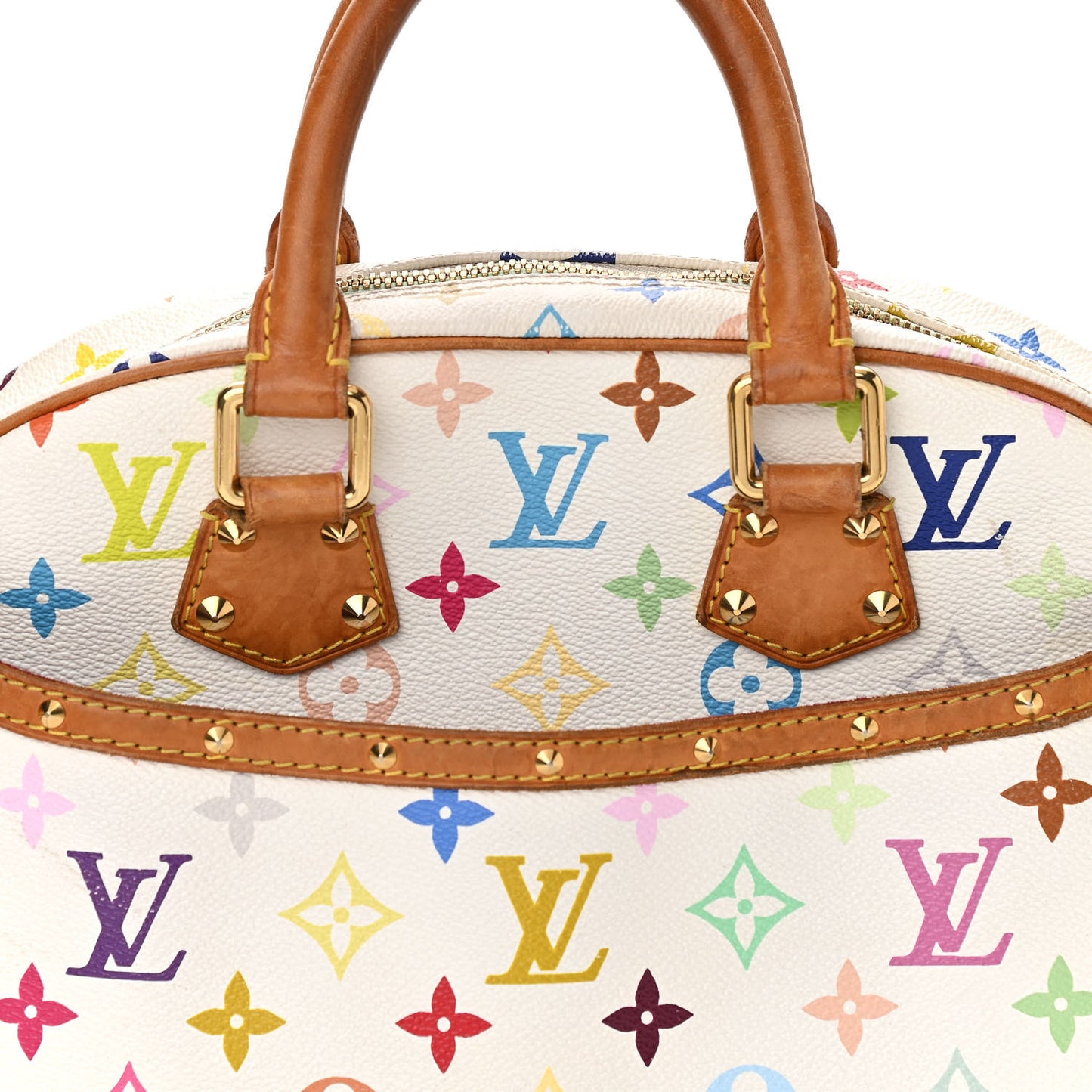 Monogram Multicolor Trouville White