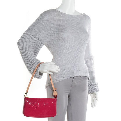 Louis Vuitton Vernis Pochette Accessories NM Rose Indien 2 of 8