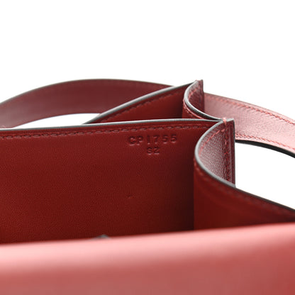 Hermes Grained Monsieur Constance 24 Rouge H 7 of 11