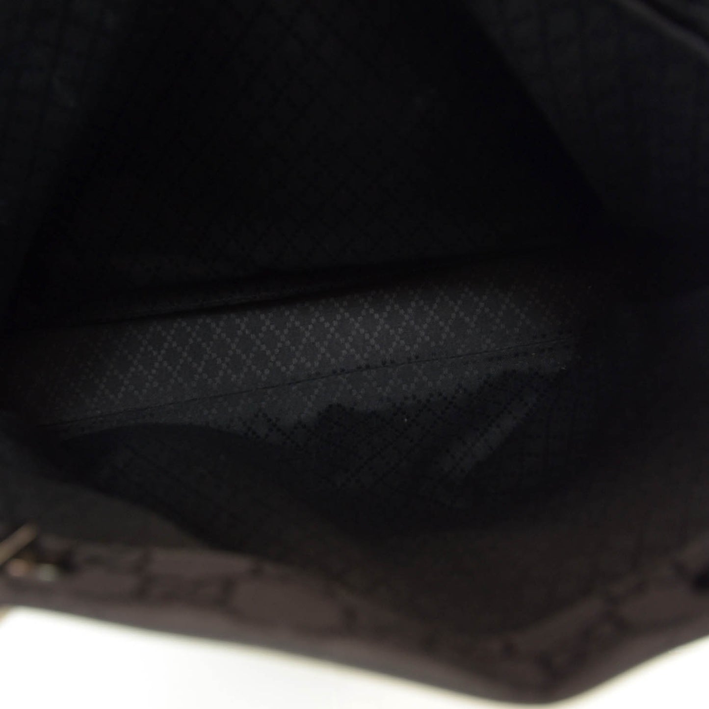 Nylon Monogram Bamboo Handle Bag Black