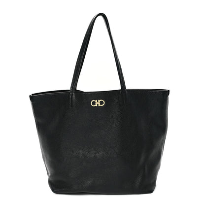 Salvatore Ferragamo Calfskin Tote Black 1 of 11