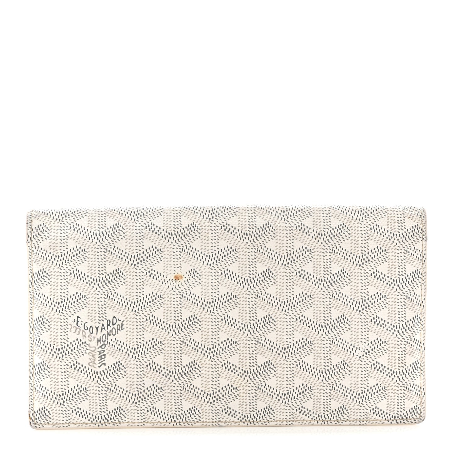 Goyardine Richelieu Wallet White