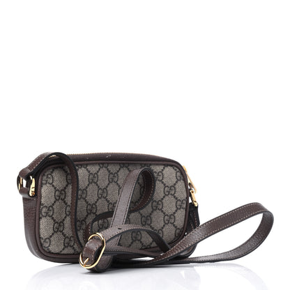 Gucci GG Supreme Monogram Web Mini Ophidia GG Bag Brown 2 of 11