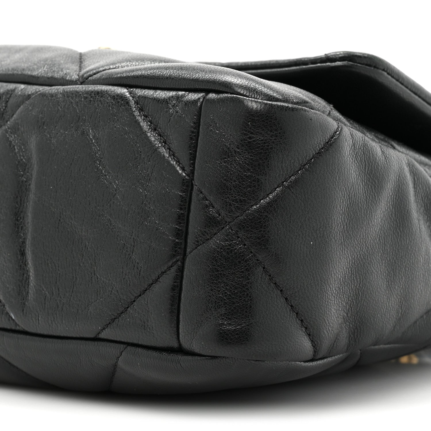 Chanel Goatskin Quilted Medium Chanel 19 Flap Black 8 of 11