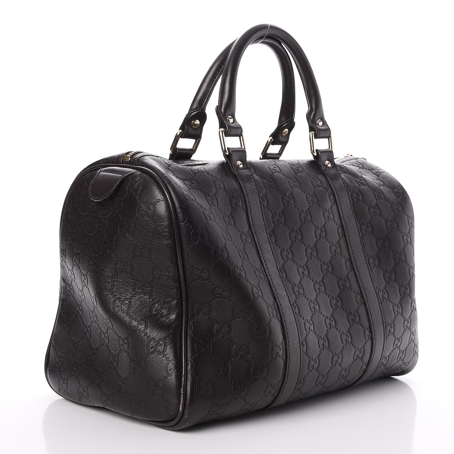 Gucci Guccissima Medium Joy Boston Dark Brown 3 of 6