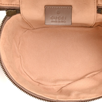 Gucci Calfskin Matelasse Mini GG Marmont Round Backpack Porcelain Rose 5 of 12