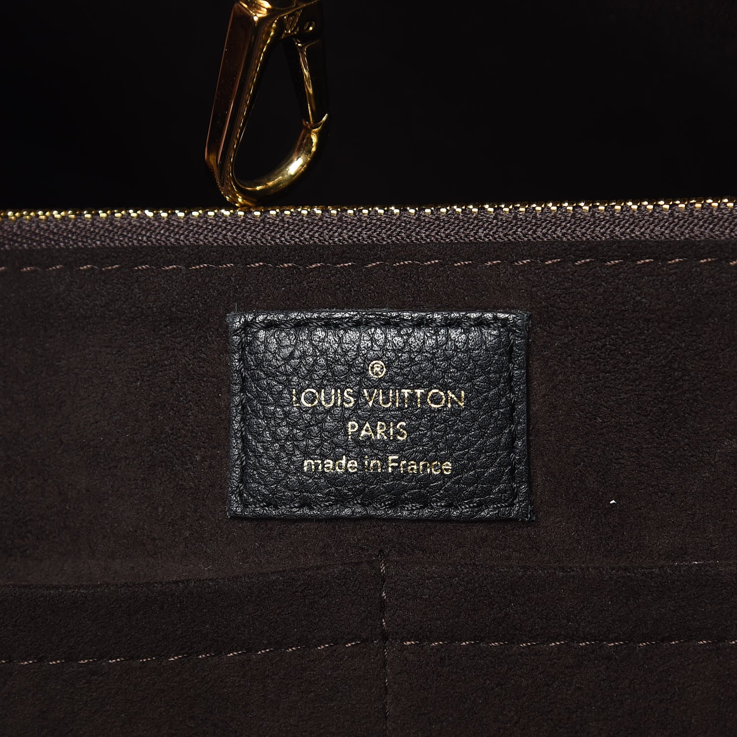 Louis Vuitton Calfskin Monogram Kimono Tote Black 6 of 12