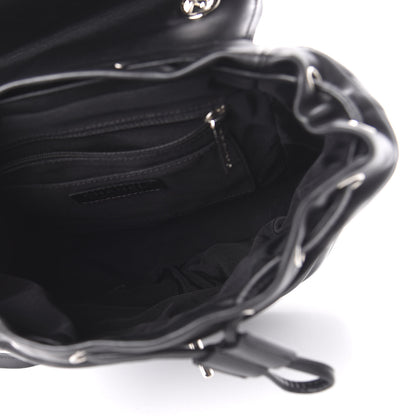 Chanel Calfskin Chevron Quilted Small Urban Spirit Backpack Black 4 of 10