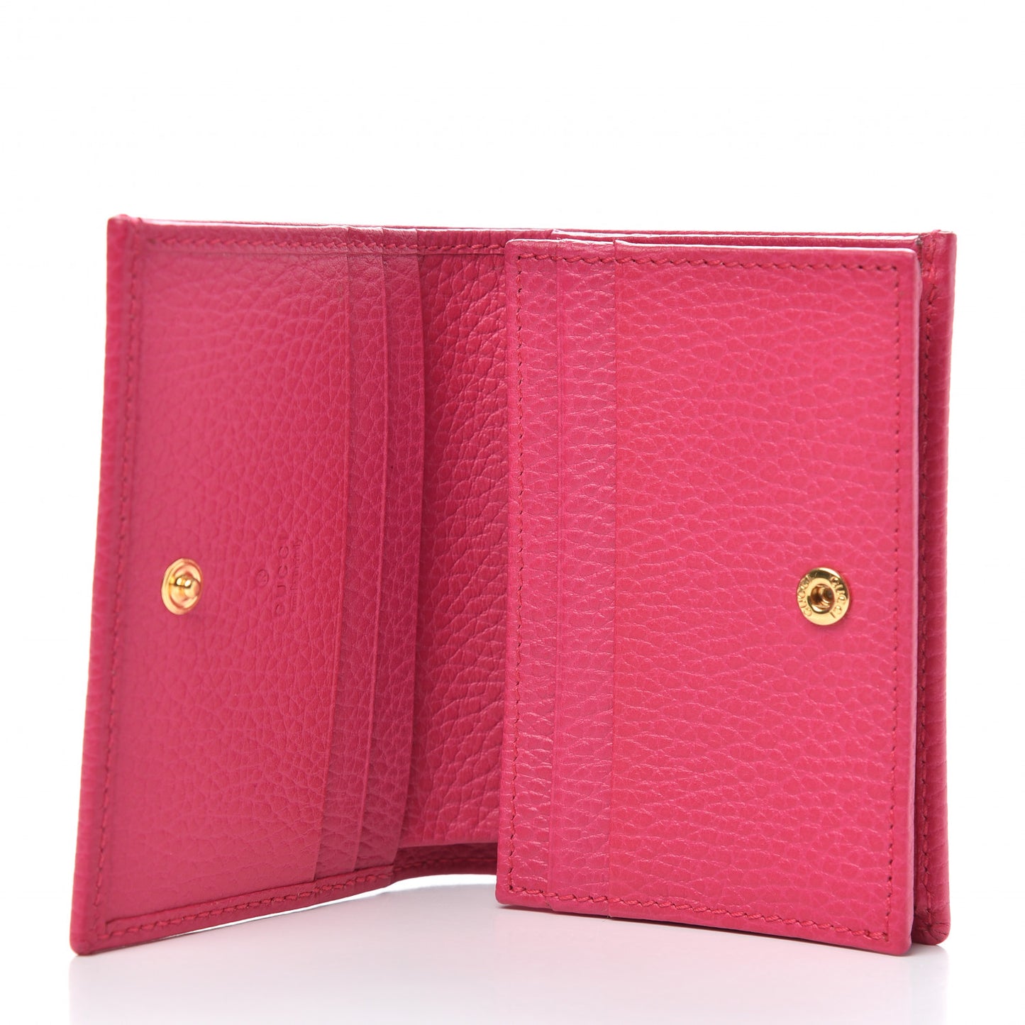 Dollar Calfskin GG Marmont Card Case Box Pink