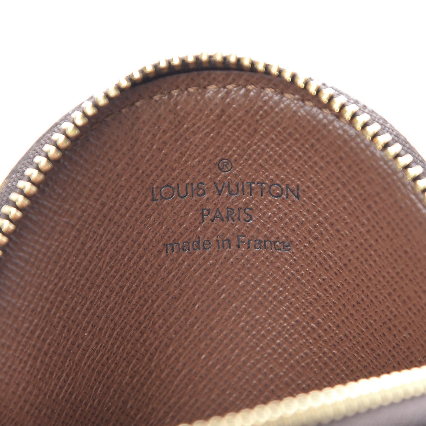 Monogram Round Coin Purse