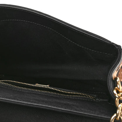 Dolce & Gabbana Calf Hair Leopard Print Miss Dolce Satchel Black 5 of 8