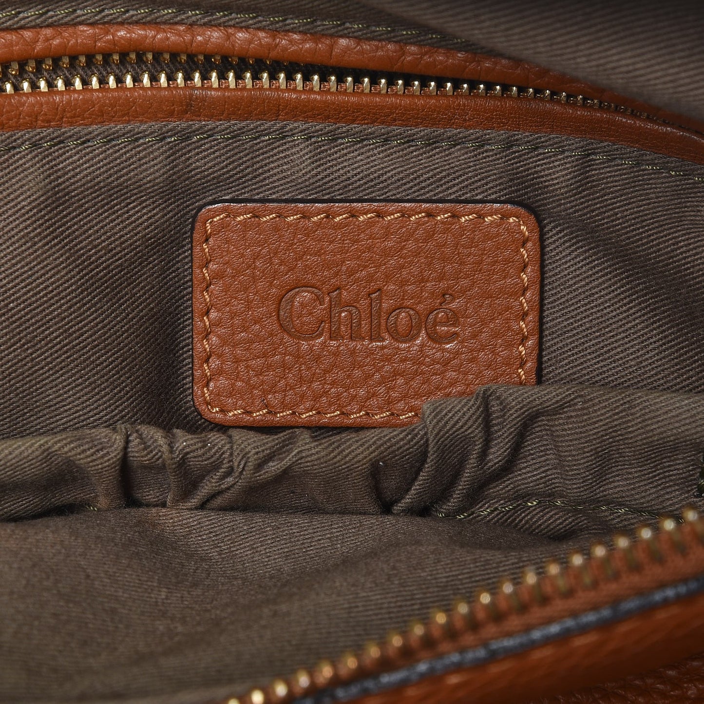 Calfskin Medium Marcie Satchel Tan
