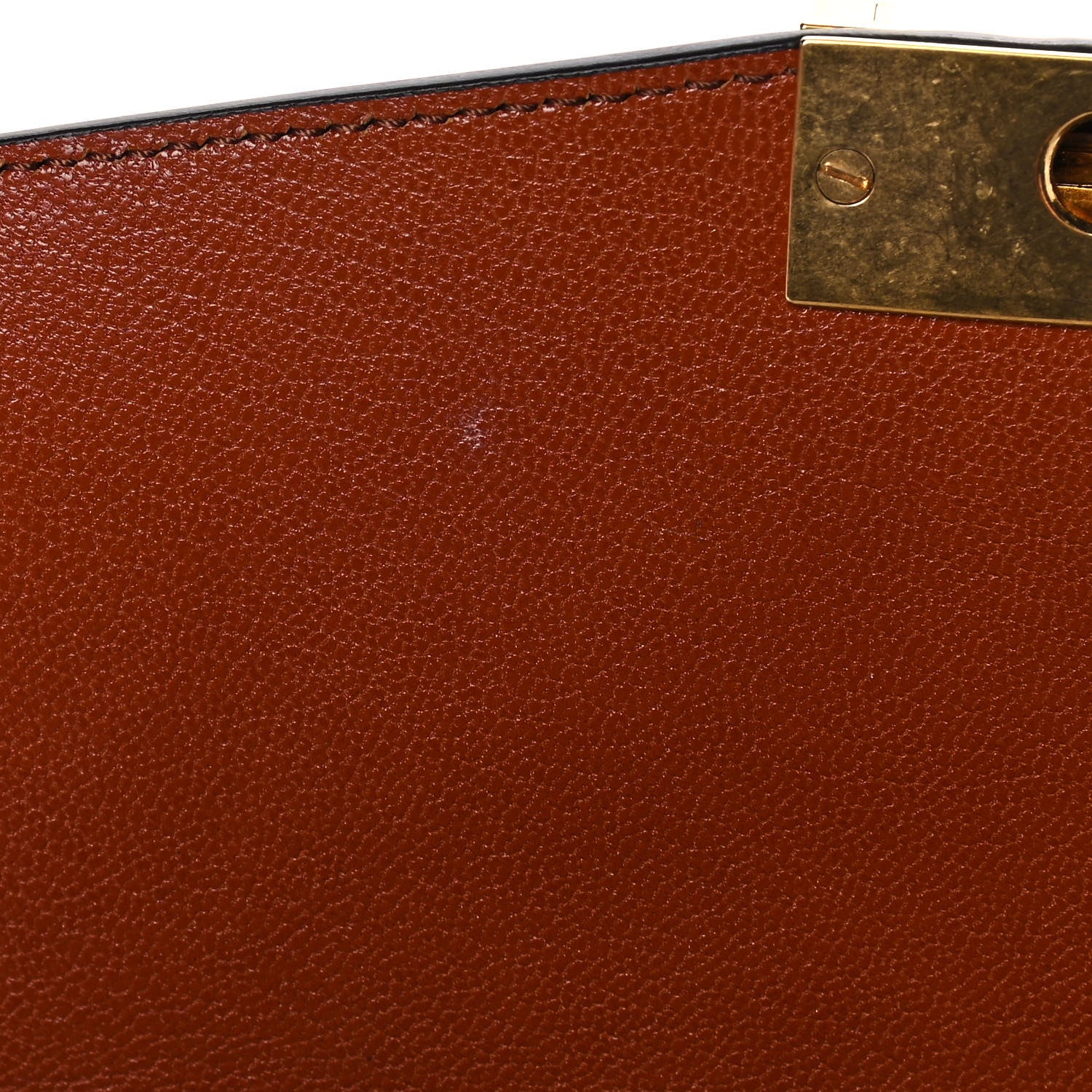 Givenchy Goatskin Suede Small GV3 Shoulder Bag Chestnut 17 of 17