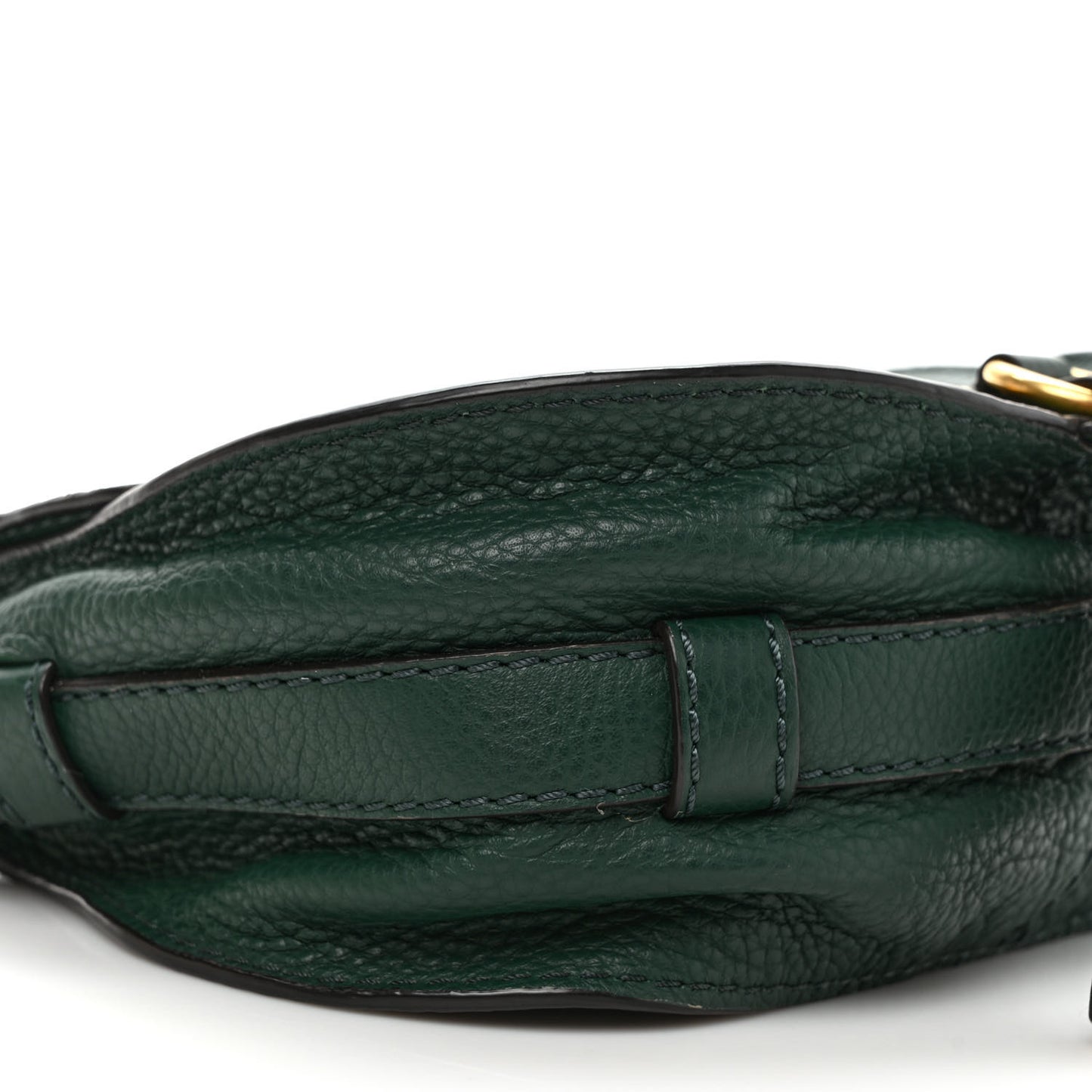 Calfskin Mini Marcie Round Crossbody Bag Rainforest