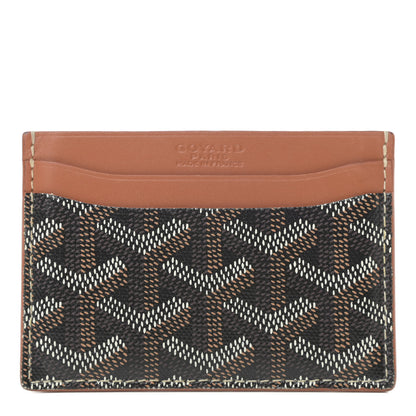 Goyard Goyardine Saint Sulpice Card Holder Black Gold 1 of 7