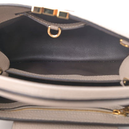 Louis Vuitton Taurillon Capucines BB Galet 4 of 4