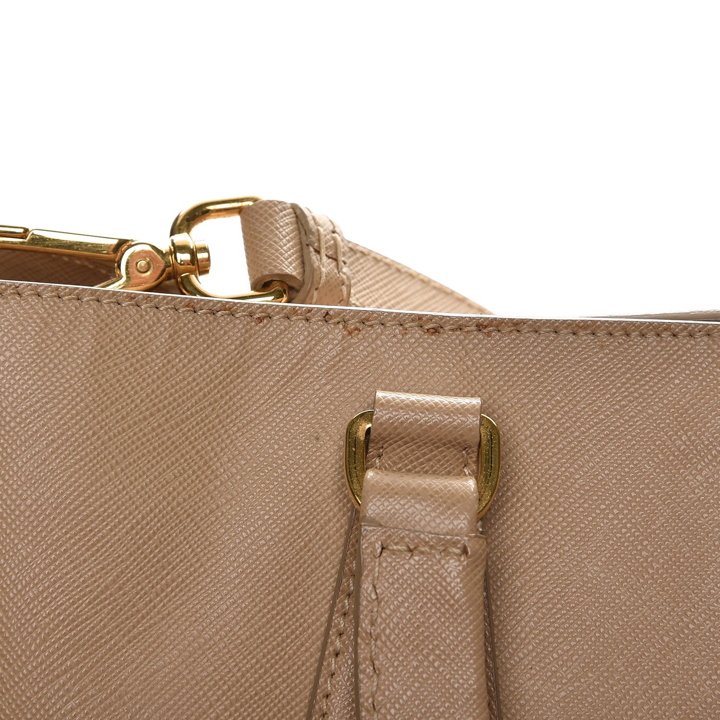Saffiano Lux Large Tote Sabbia