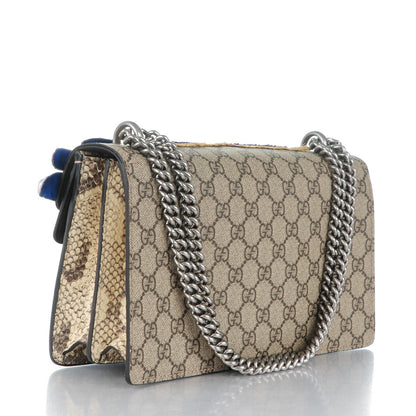 Gucci GG Supreme Monogram Python Embroidered Small Dionysus Shoulder Bag 3 of 9