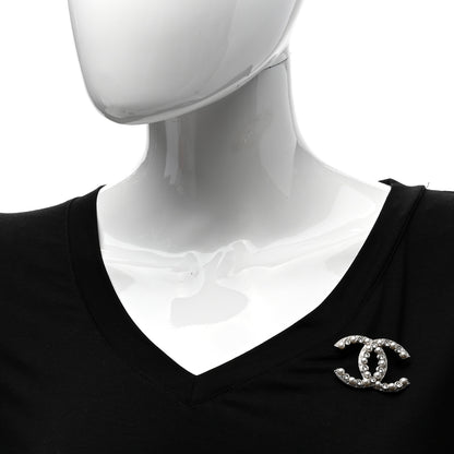 Chanel Pearl Crystal Bright Young Things CC Brooch Silver 2 of 4