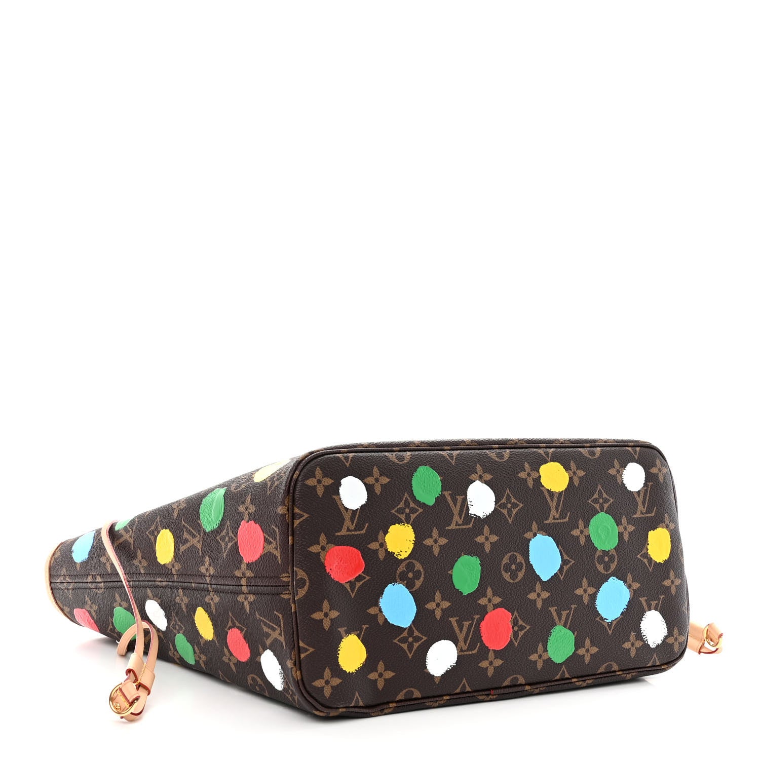 Louis Vuitton LV X YK Monogram Painted Dots Neverfull MM 5 of 12