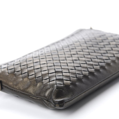 Bottega Veneta Nappa Intrecciato Biletto Chain Crossbody Dark Gold 6 of 10