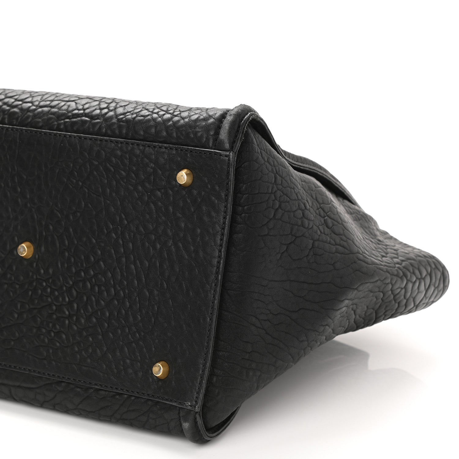 MCM Calfskin Small Kathy Tote Black 9 of 13