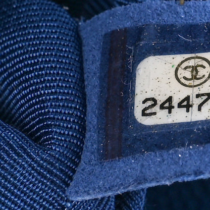 Chanel Caviar Quilted Medium Boy Flap Blue 7 of 10
