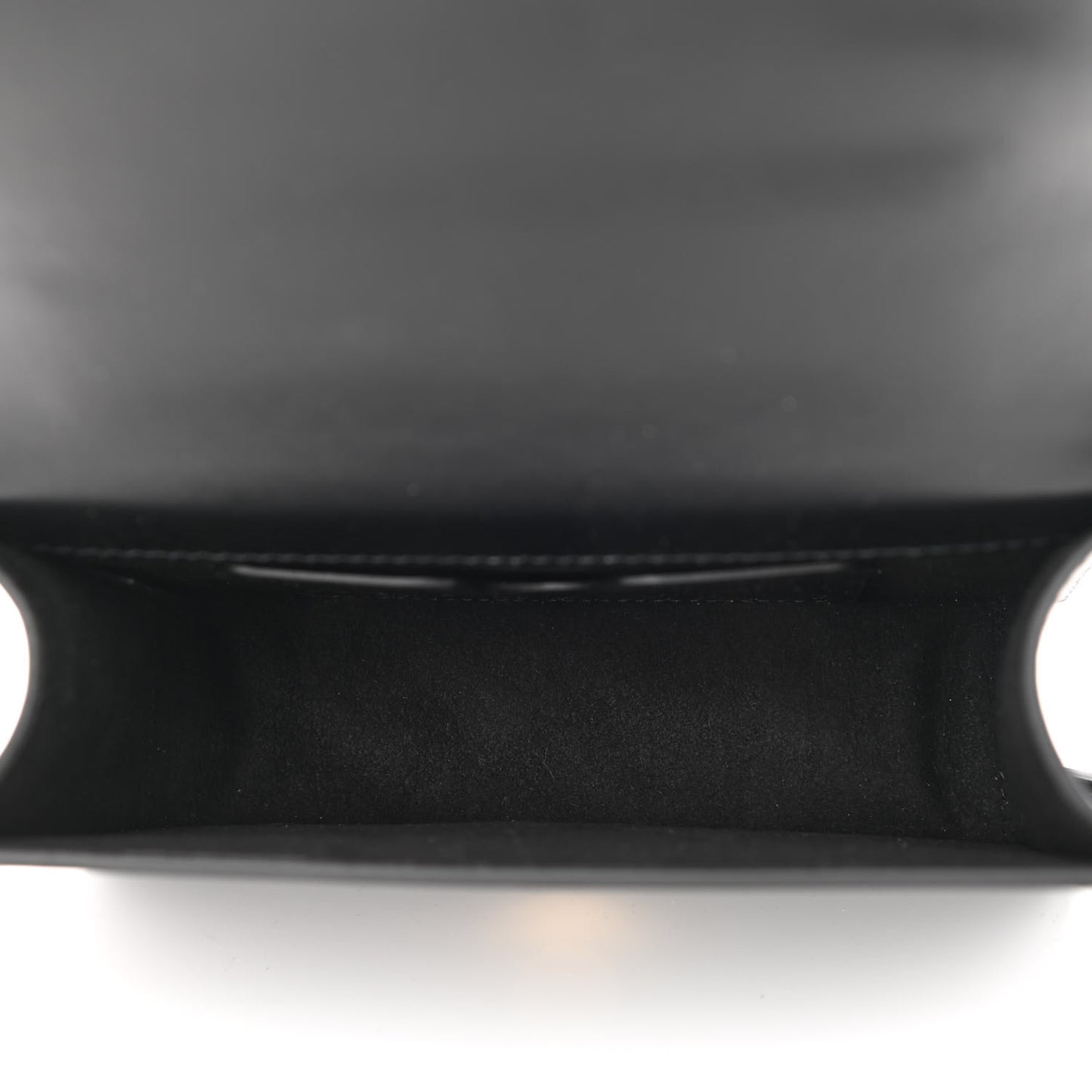 Calfskin Mini Jeweled Knuckle Satchel Black